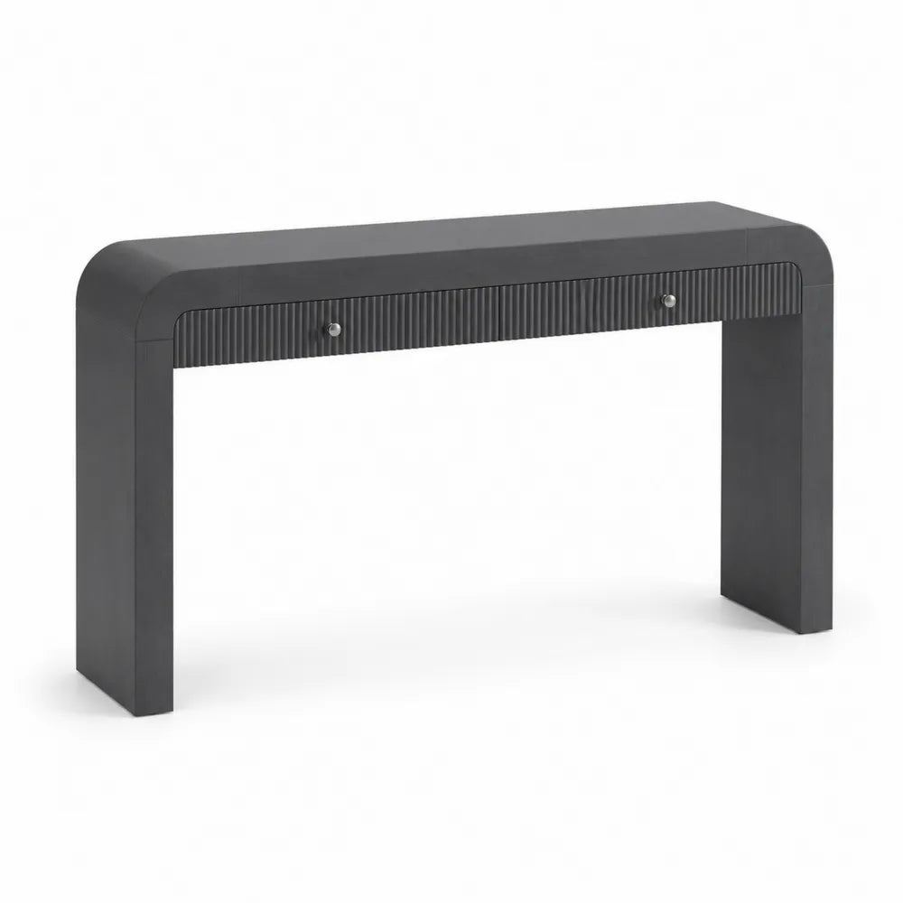 Konsolentisch Holz Schwarz 120x40x80cm